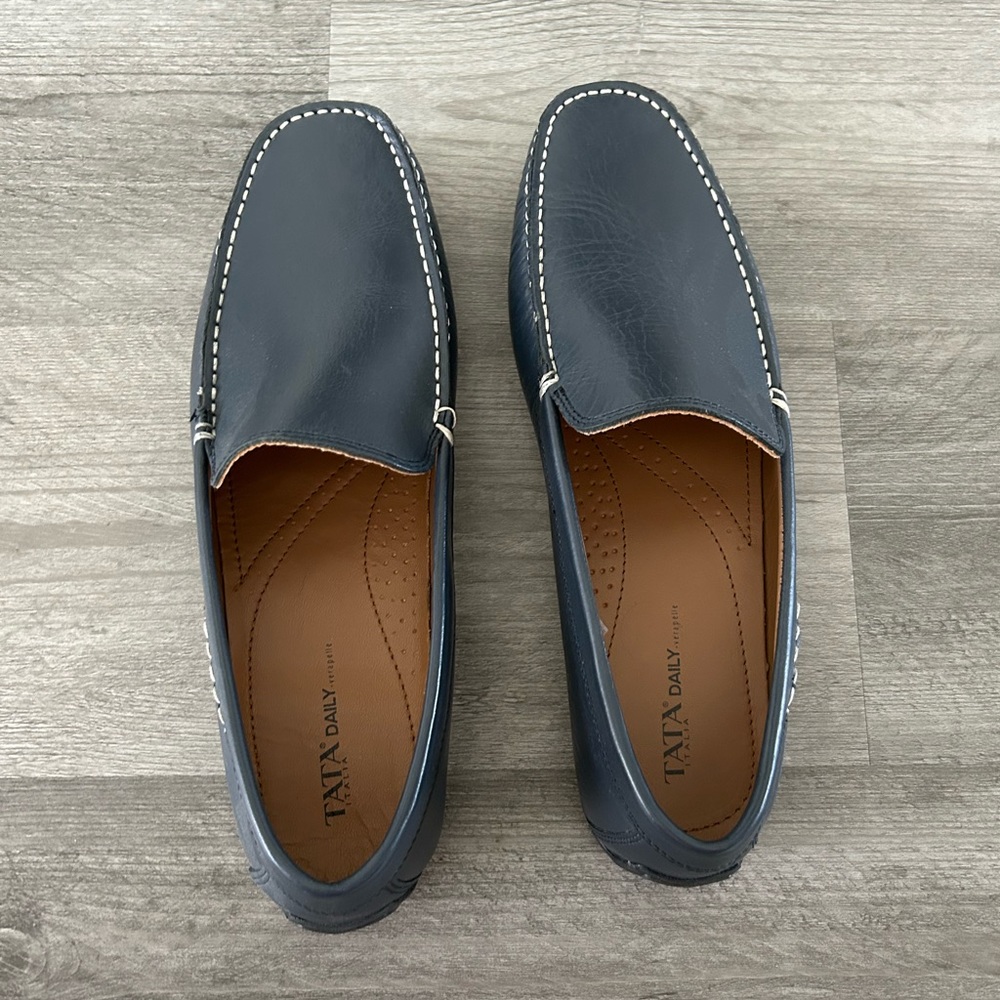 Men’s Italian leather loafers straight from Italy NEVER WORN